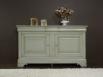 Buffet 2 portes 3 tiroirs Vincent, ralis en Chne massif de style Louis Philippe Finition Chne Bross