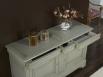 Buffet 2 portes 3 tiroirs Vincent, ralis en Chne massif de style Louis Philippe Finition Chne Bross