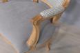 Bergre de style Louis XV Alexia ralise en Chne massif  Tissu VALDOURO Bleu