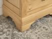 Chiffonnier 5 tiroirs ralis en chne massif de style Louis Philippe