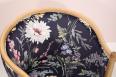 Fauteuil Cabriolet Mathieu ralis en Chne Massif de style Louis Philippe 