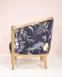 Fauteuil Cabriolet Mathieu ralis en Chne Massif de style Louis Philippe 
