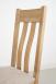 Chaise Lonor ralise en Chne Massif  Finition Chne Bross naturel Assise tissu d'ameublement 