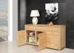 Buffet 3 portes Jean-Lin  ralis en Chne de Ligne contemporaine Finition chne Bross Naturel SEULEMENT 1 DISPONIBLE